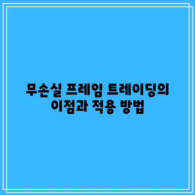 단타 17.5% 수익률: 잃지 않는 무손실 프레임 트레이딩 패턴성